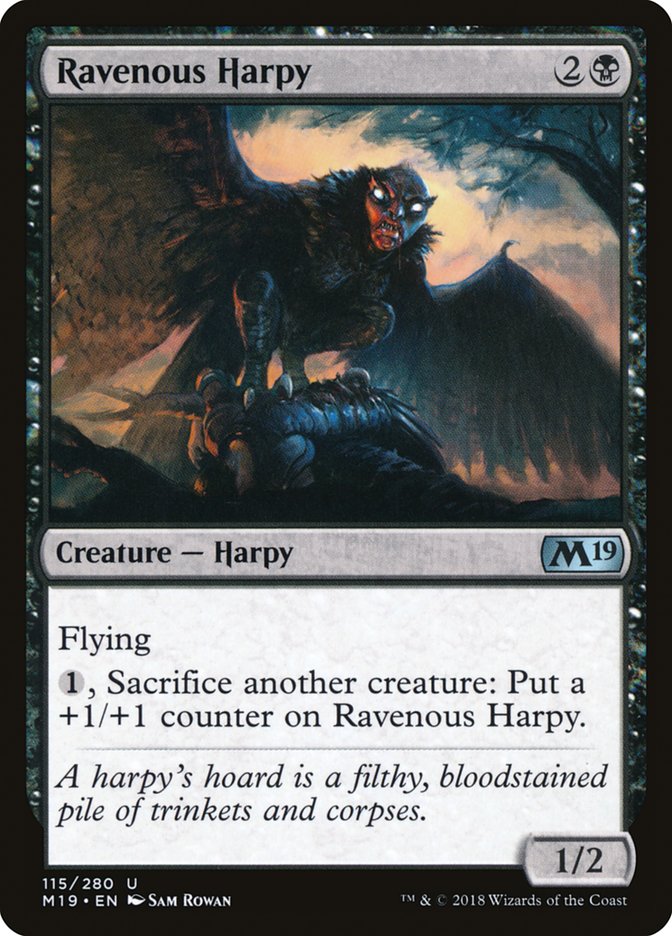 Ravenous Harpy [Core Set 2019] (M19 115)