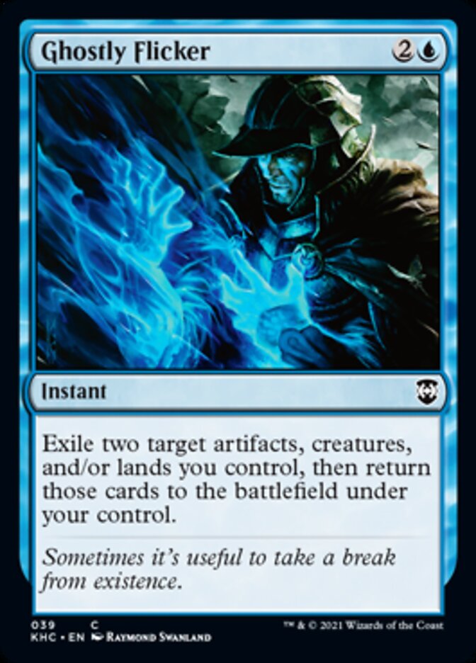 Ghostly Flicker (KHC 39) [Kaldheim Commander] (KHC 39)