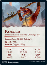 Kobold Art Card [Dungeons & Dragons: Adventures in the Forgotten Realms Art Series] (AAFR 22)