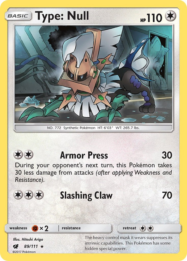 Type: Null (SM Crimson Invasion) (89/111) [Theme Deck Exclusives]