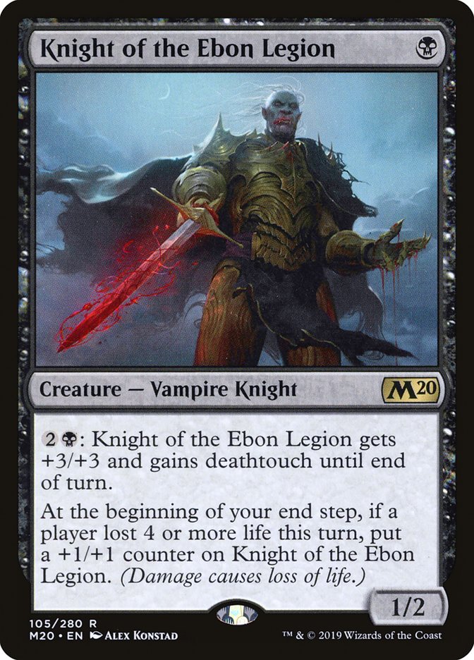 Knight of the Ebon Legion [Core Set 2020] (M20 105)