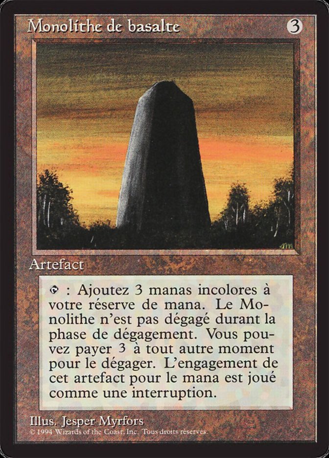 Basalt Monolith [Foreign Black Border] (FBB 235)