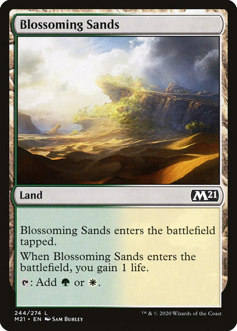 Blossoming Sands [Core Set 2021] (M21 244)