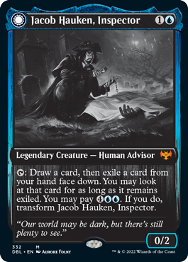 Jacob Hauken, Inspector // Hauken's Insight [Innistrad: Double Feature] (DBL 332)