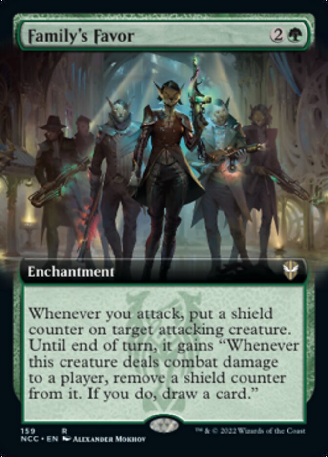 Family's Favor (Extended Art) [Streets of New Capenna Commander] (NCC 159)