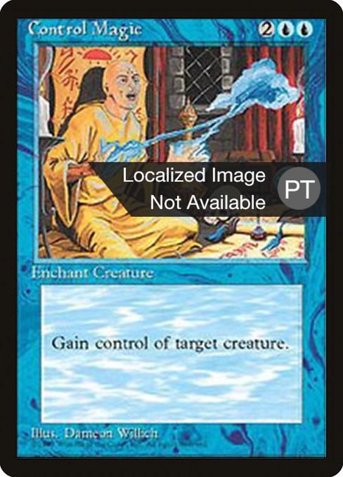 Control Magic [Fourth Edition Foreign Black Border] (4BB 64)