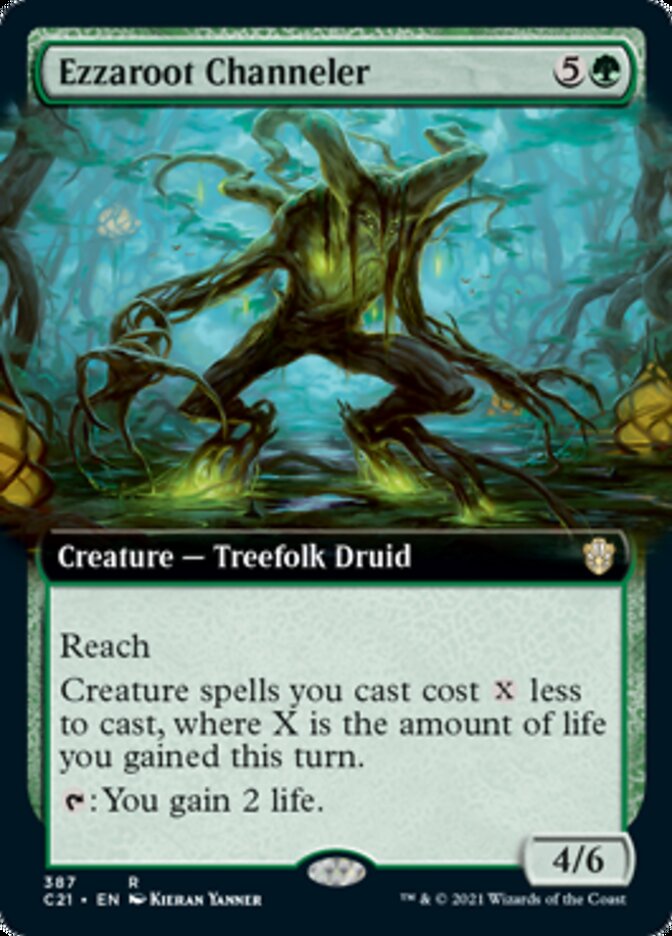 Ezzaroot Channeler (Extended) [Commander 2021] (C21 387)