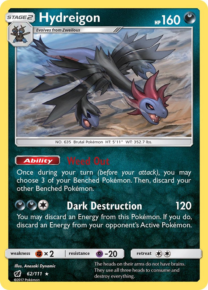 Hydreigon (Cracked Ice Holo) (62/111) [Theme Deck Exclusives]