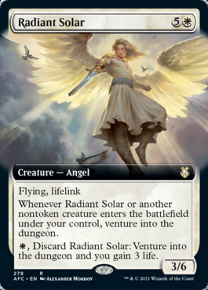 Radiant Solar (Extended) [Dungeons & Dragons: Adventures in the Forgotten Realms Commander] (AFC 278)