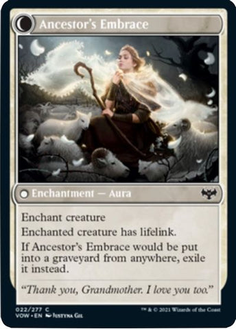 Kindly Ancestor // Ancestor's Embrace [Innistrad: Crimson Vow] (VOW 22)
