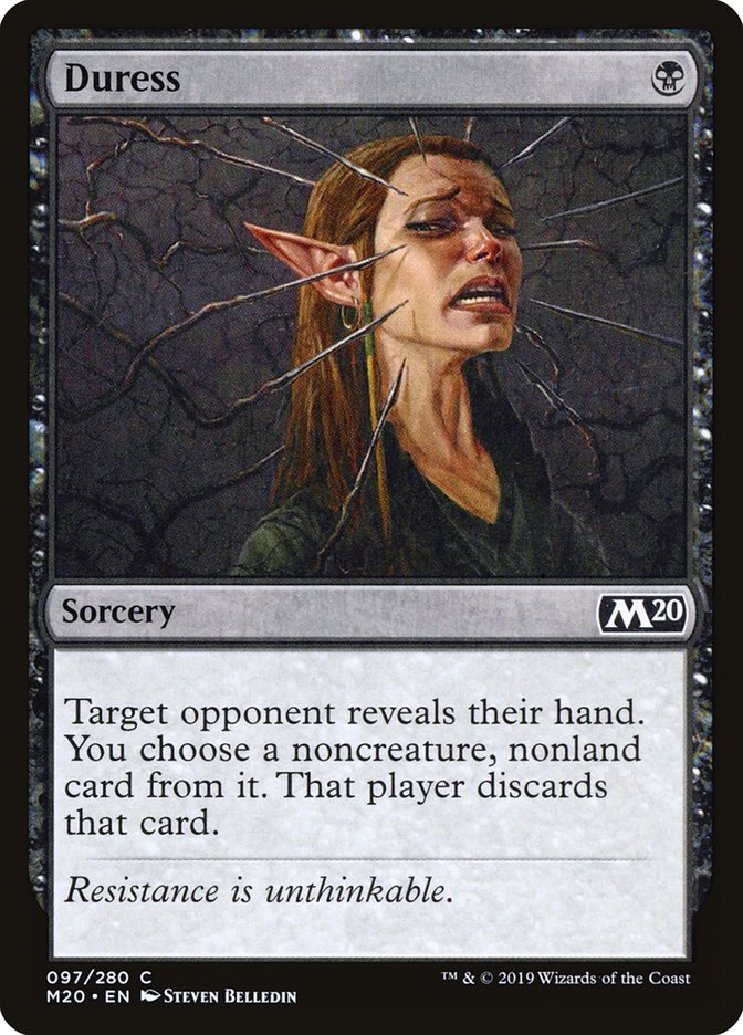 Duress [Core Set 2020] (M20 97)