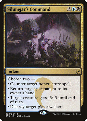 Silumgar's Command [Dragons of Tarkir] (DTK 232)
