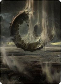 Wasteland Art Card [Zendikar Rising Art Series] (AZNR 36)