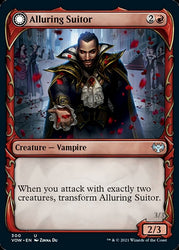 Alluring Suitor // Deadly Dancer (Showcase Fang Frame) [Innistrad: Crimson Vow] (VOW 300)