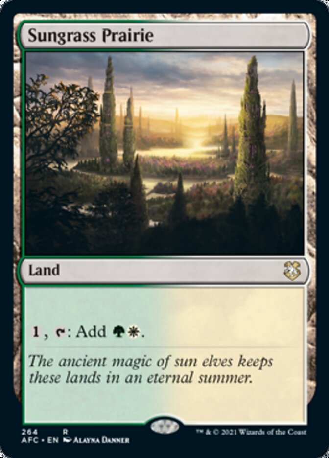 Sungrass Prairie [Dungeons & Dragons: Adventures in the Forgotten Realms Commander] (AFC 264)