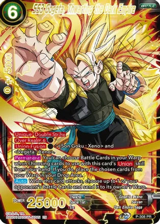 SS3 Gogeta, Thwarting the Dark Empire (Gold Stamped) [P-308]
