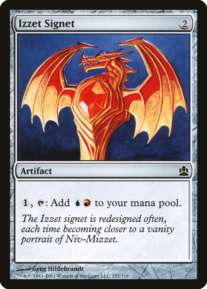 Izzet Signet [Commander 2011] (CMD 252)