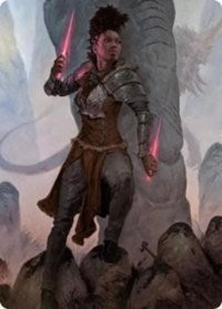Kaya the Inexorable Art Card [Kaldheim: Art Series] (AKHM 218)