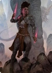 Kaya the Inexorable Art Card [Kaldheim: Art Series] (AKHM 218)