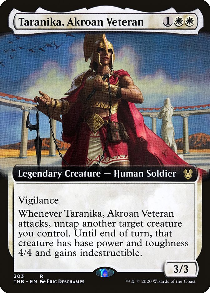 Taranika, Akroan Veteran (Extended Art) [Theros Beyond Death] (THB 303)