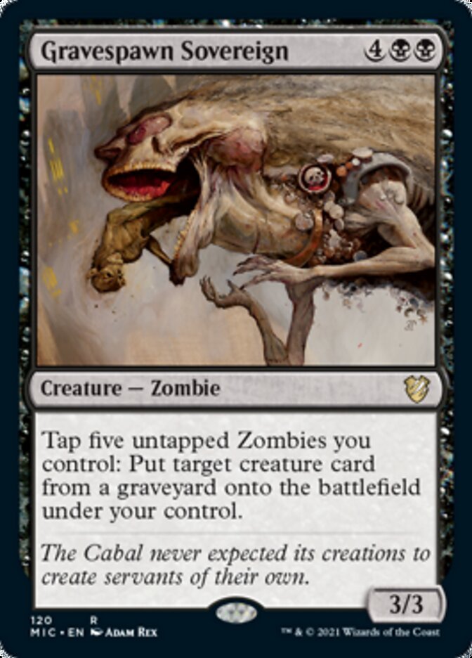 Gravespawn Sovereign [Innistrad: Midnight Hunt Commander] (MIC 120)