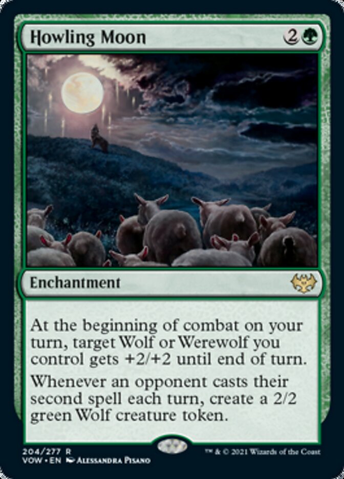 Howling Moon [Innistrad: Crimson Vow] (VOW 204)