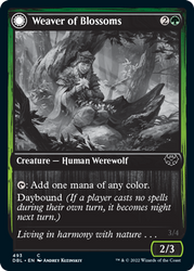 Weaver of Blossoms // Blossom-Clad Werewolf [Innistrad: Double Feature] (DBL 493)