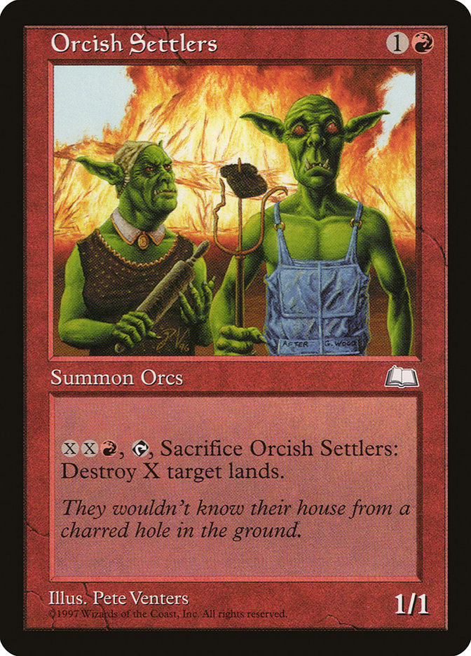 Orcish Settlers [Weatherlight] (WTH 112)