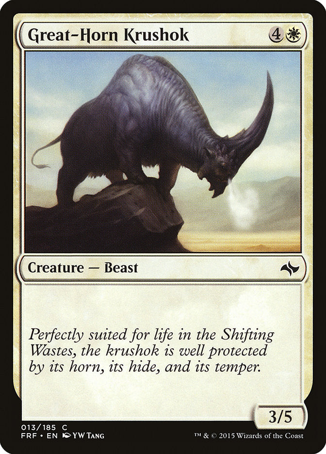 Great-Horn Krushok [Fate Reforged] (FRF 13)