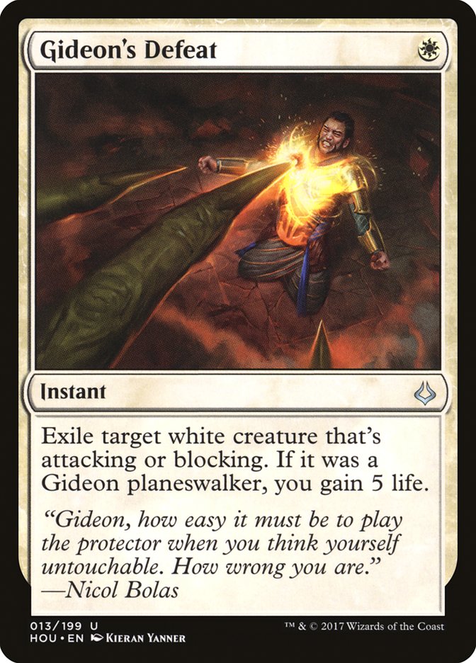 Gideon's Defeat [Hour of Devastation] (HOU 13)