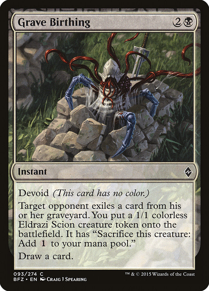 Grave Birthing [Battle for Zendikar] (BFZ 93)