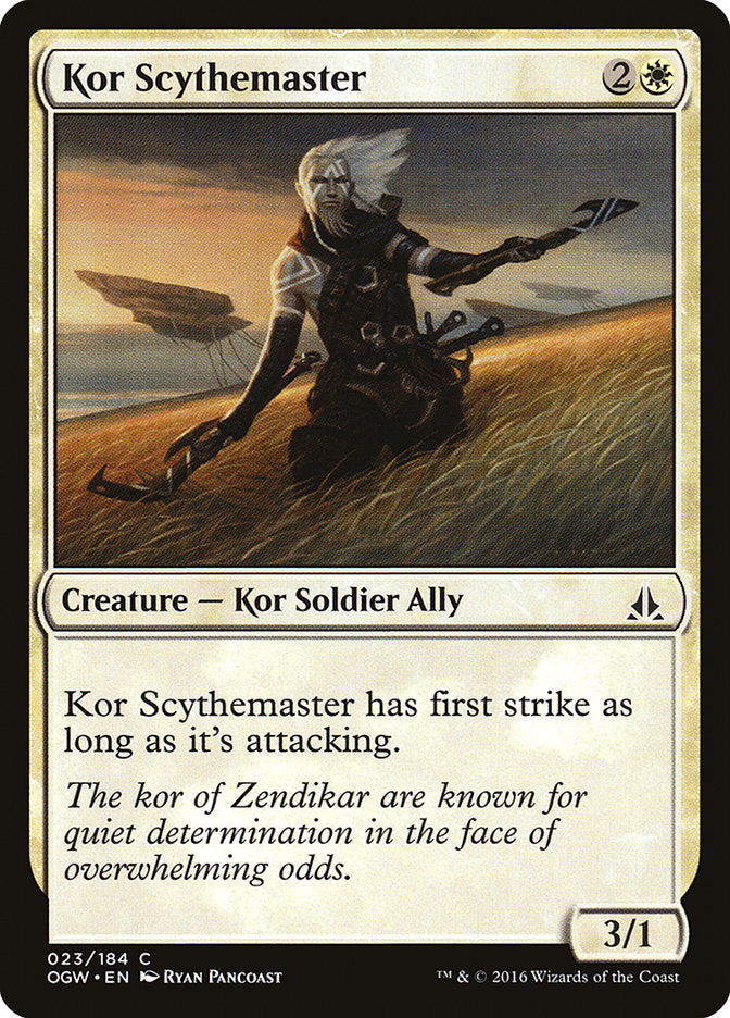 Kor Scythemaster [Oath of the Gatewatch] (OGW 23)
