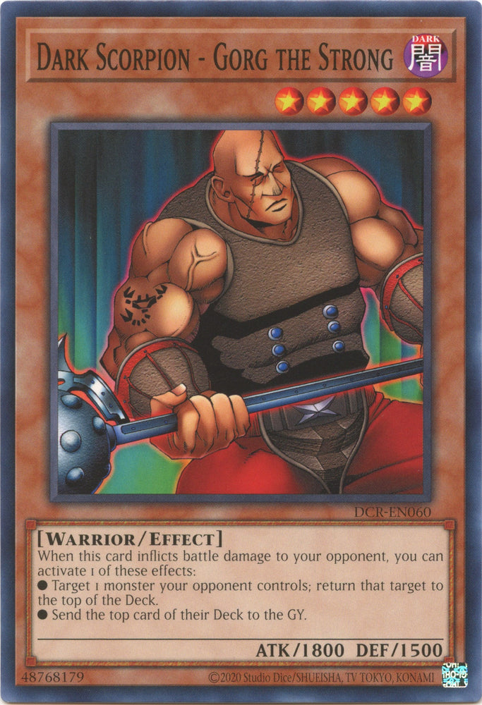 Dark Scorpion - Gorg the Strong [DCR-EN060] Common
