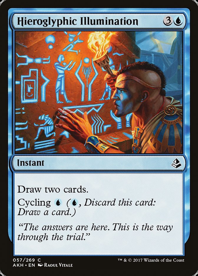 Hieroglyphic Illumination [Amonkhet] (AKH 57)