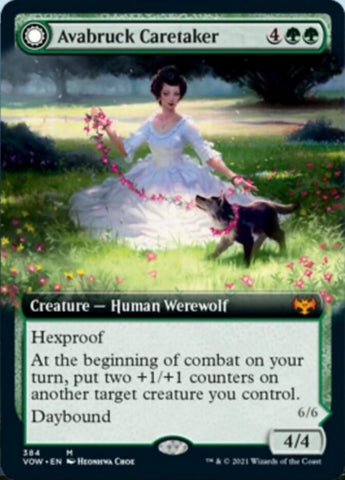 Avabruck Caretaker // Hollowhenge Huntmaster (Extended) [Innistrad: Crimson Vow] (VOW 384)