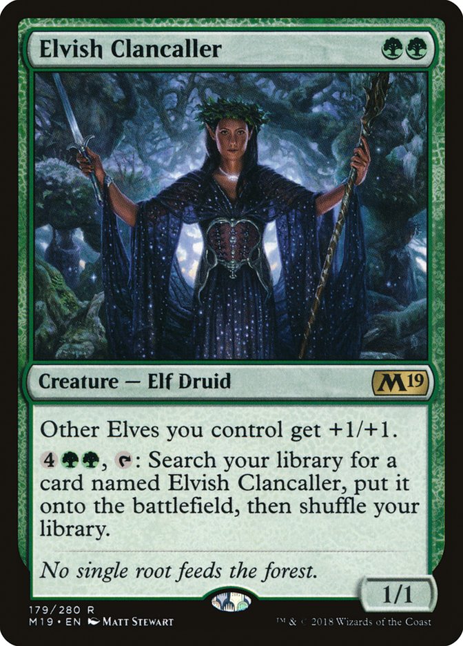 Elvish Clancaller [Core Set 2019] (M19 179)