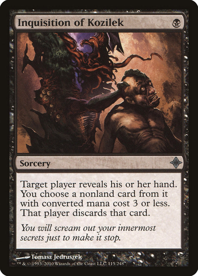Inquisition of Kozilek [Rise of the Eldrazi] (ROE 115)