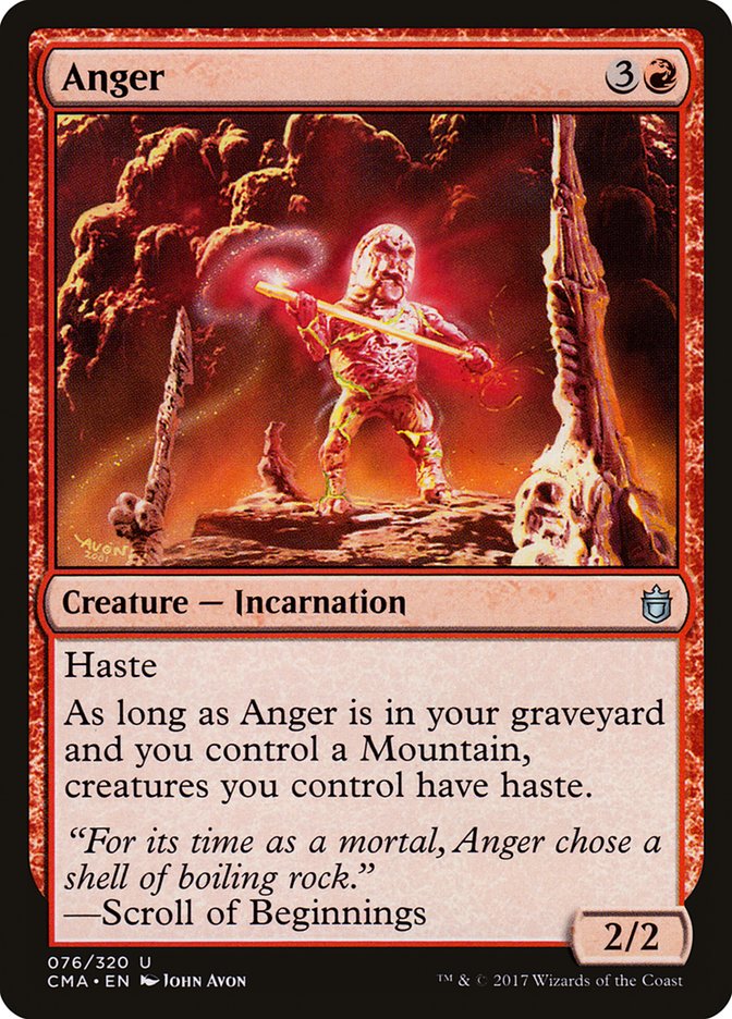 Anger [Commander Anthology] (CMA 76)