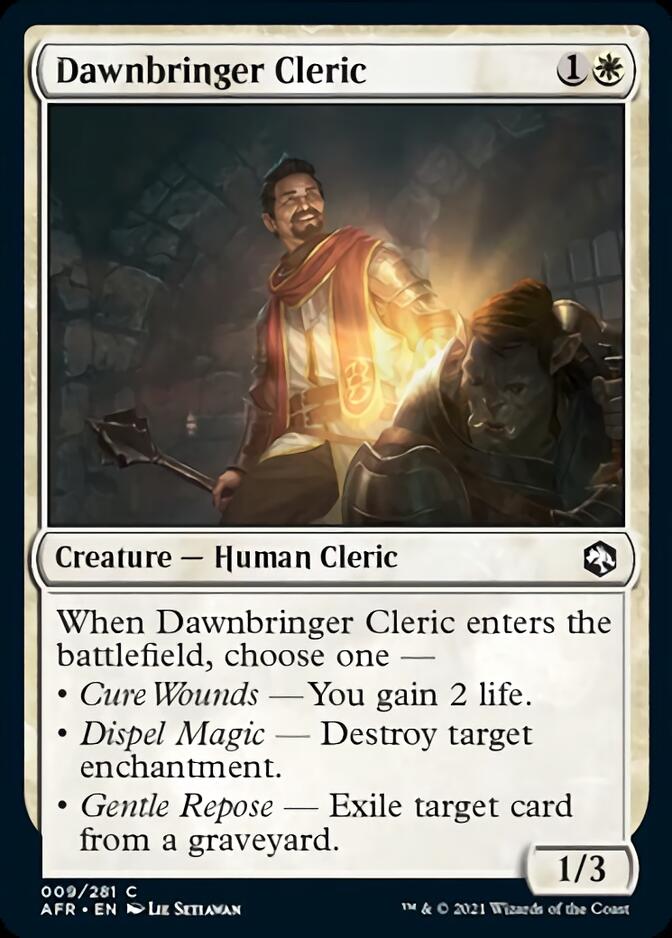 Dawnbringer Cleric [Dungeons & Dragons: Adventures in the Forgotten Realms] (AFR 9)