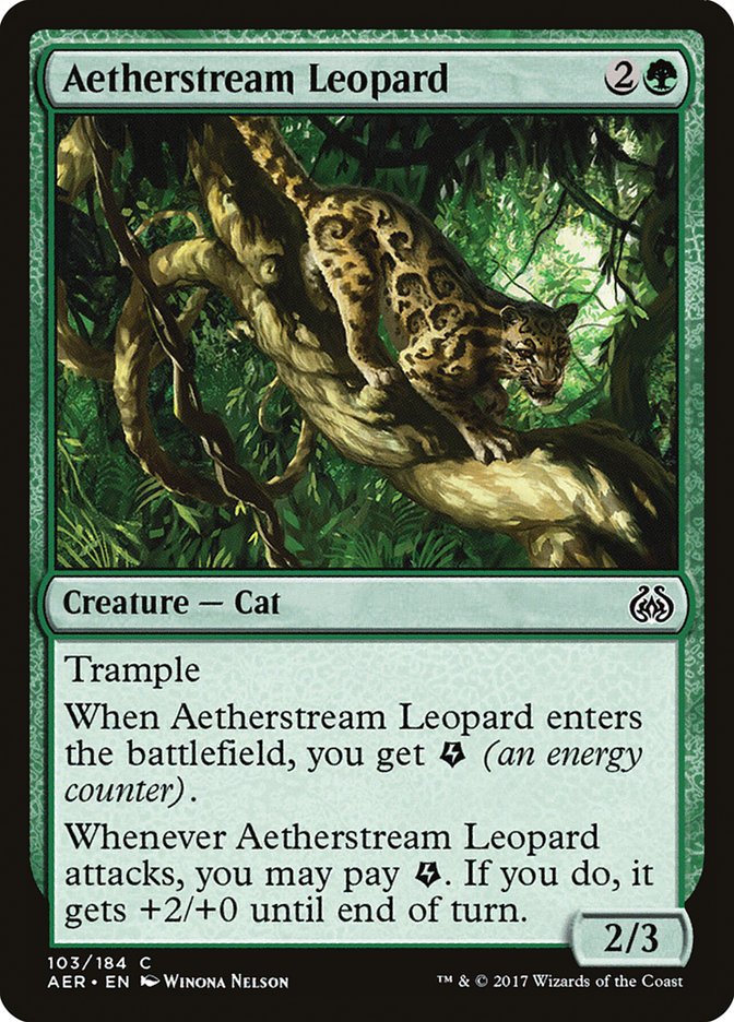 Aetherstream Leopard [Aether Revolt] (AER 103)