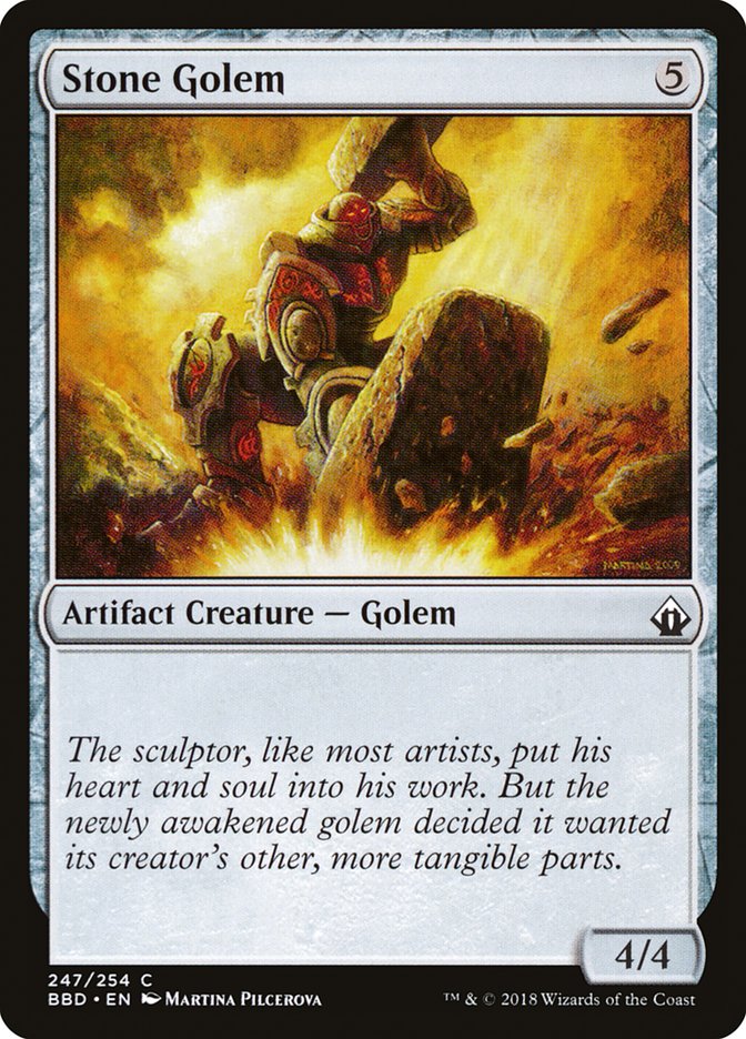 Stone Golem [Battlebond] (BBD 247)