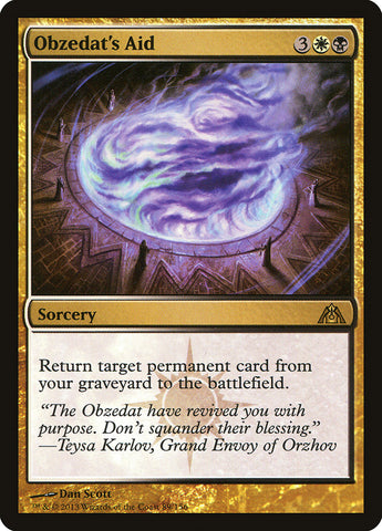 Obzedat's Aid [Dragon's Maze] (DGM 89)