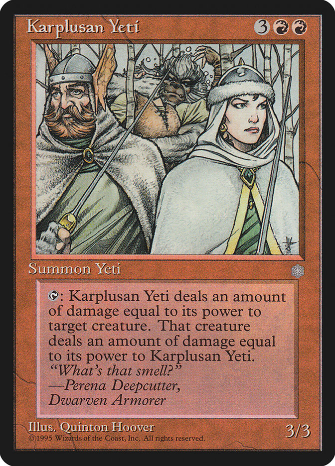 Karplusan Yeti [Ice Age] (ICE 197)
