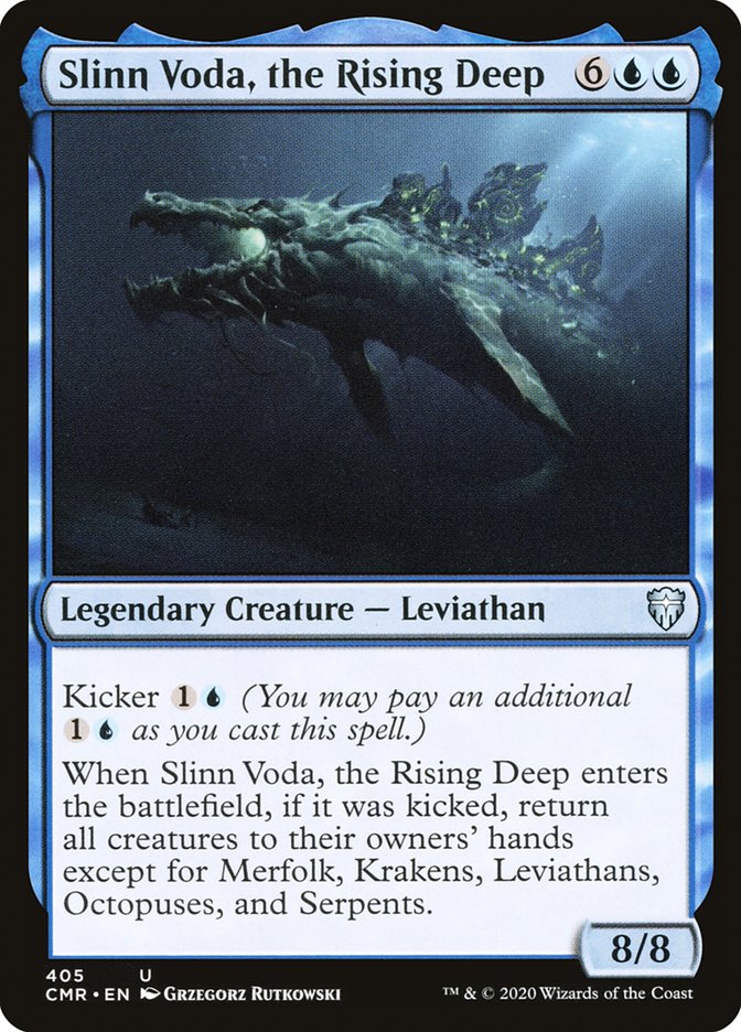 Slinn Voda, the Rising Deep [Commander Legends] (CMR 405)
