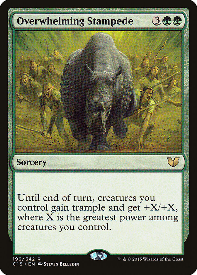 Overwhelming Stampede [Commander 2015] (C15 196)
