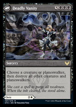 Selfless Glyphweaver // Deadly Vanity [Strixhaven: School of Mages] (STX 157)