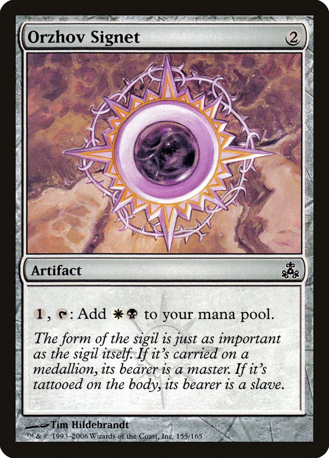 Orzhov Signet [Guildpact] (GPT 155)