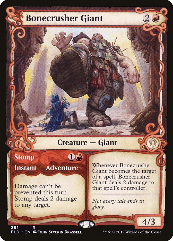 Bonecrusher Giant // Stomp (Showcase) [Throne of Eldraine] (ELD 291)