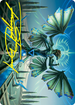 Tanazir Quandrix Art Card (Gold-Stamped Signature) [Strixhaven: School of Mages Art Series] (ASTX 60)