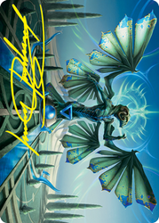 Tanazir Quandrix Art Card (Gold-Stamped Signature) [Strixhaven: School of Mages Art Series] (ASTX 60)